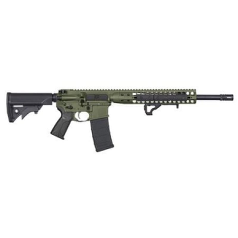 LWRC DI 300 Blackout Semi-Auto Rifle with OD Green Anodize Picatinny Rail Receiver