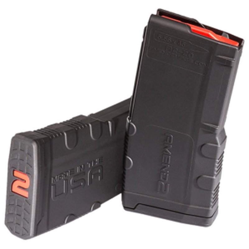 Amend2 Mod-2 20-Round AR-15 .223/5.56 Magazine, Black
