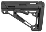 Hogue 15050 OverMolded Collapsible Buttstock AR-15 Rubber Black