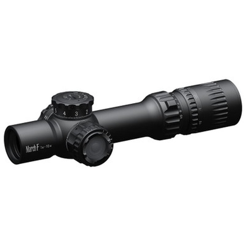 March F Tactical Shorty 1-10x24mm Riflescope DR-TR1 Reticle 0.1 MIL FFP Illuminated
