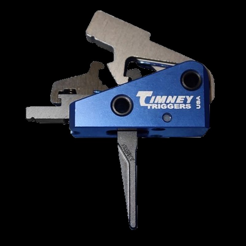 Timney Triggers Targa 2-Stage Straight Trigger 2 lb AR-15 Black/Blue