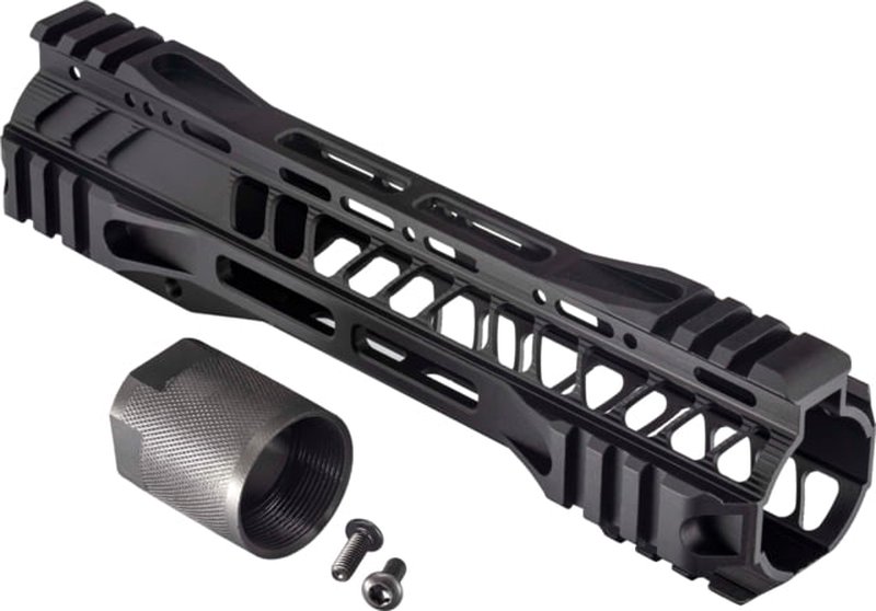 TRYBE Defense AR-15 M-LOK Extra Lightweight Quad Handguard w/ Cut Rail
