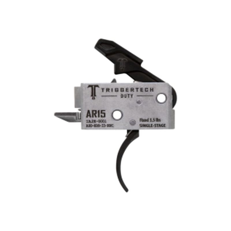 TriggerTech AH0SDB33NNC Duty Curved Trigger Single-Stage 3.50 lbs Draw Weight Fits AR-15