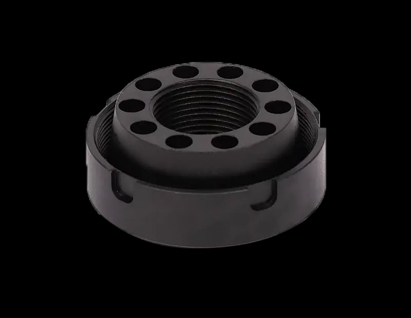 SilencerCo Charlie Direct Thread Suppressor Mount M18x1 Stainless Steel Black Oxide