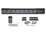 Presma AR-15 Super Light M-LOK Series Free Float Handguards w/ Partial Top Rail 15in Black