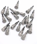 V Seven Ultra-Light Forward Assist Vertical Lines 7075 T6 Aluminum NiB Matte Silver UL-FOR A-VERTNP3