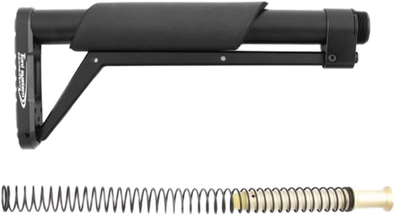 Toni System Fixed Stock 11in - Buffer Spring Included Black