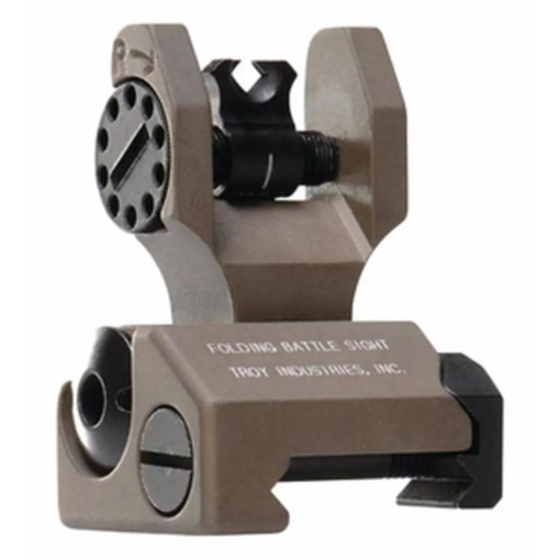 Troy Dioptic DOA Folding Rear BattleSight SSIGDOARFFT00 for AR-15, Flat Dark Earth