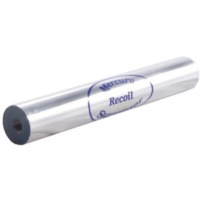 C & H Research Standard Stock 5" Recoil Suppressor Stainless Silver