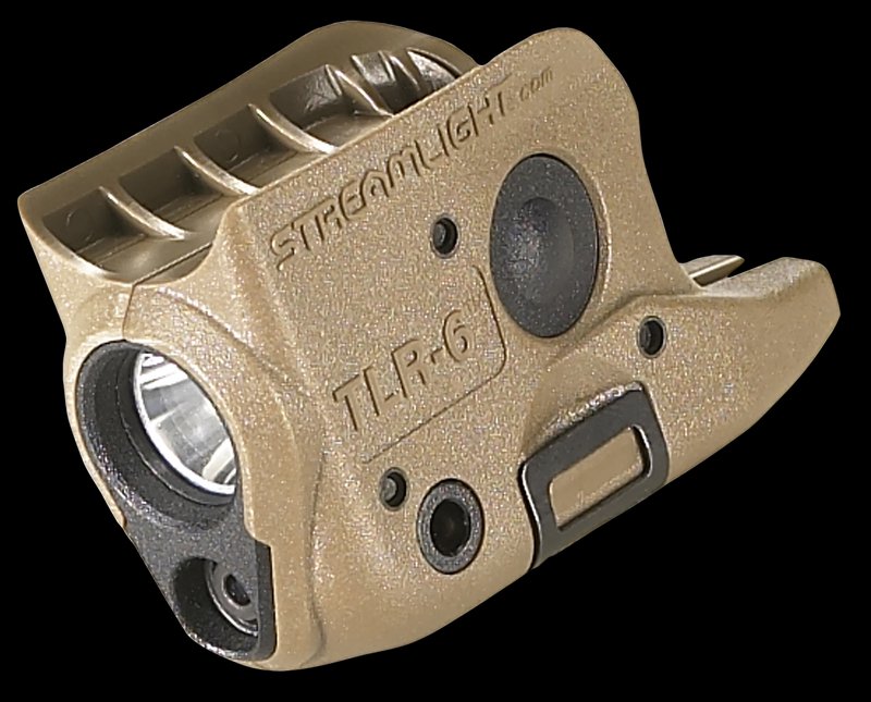Streamlight TLR-6 Flat Dark Earth Weapon Light Glock 42/43 100 Lumens 69278