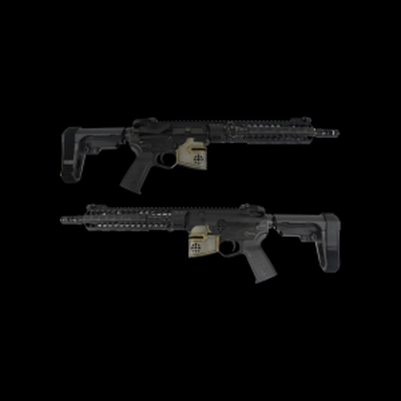 Spikes Tactical Rare Breed Crusader Upper Receiver 11.5 Inch 5.56 NATO M-LOK SB3 Brace