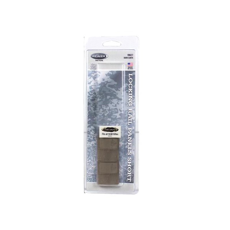Weaver 2-Pack SCAR Locking Rail Panel 1.60 inch, Flat Dark Earth