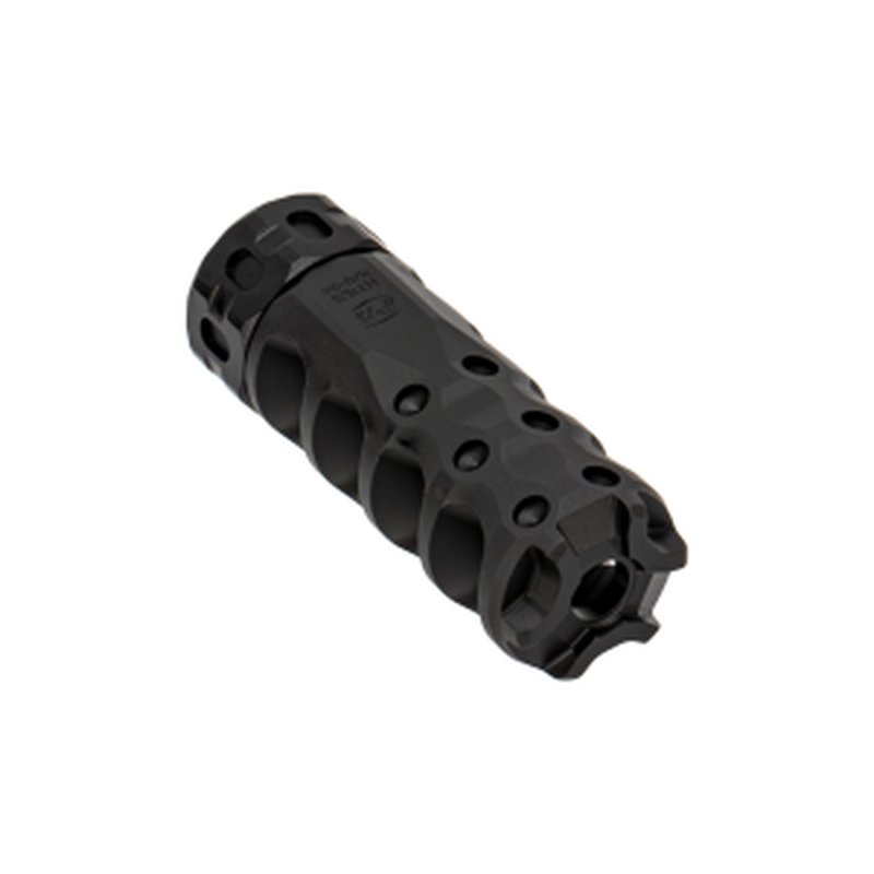 Precision Armament HYPERTAP Muzzle Brake 6.5mm, 264 Caliber 5/8"-24 Thread Black