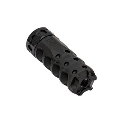 Precision Armament HYPERTAP Muzzle Brake 6.5mm, 264 Caliber 5/8"-24 Thread Black