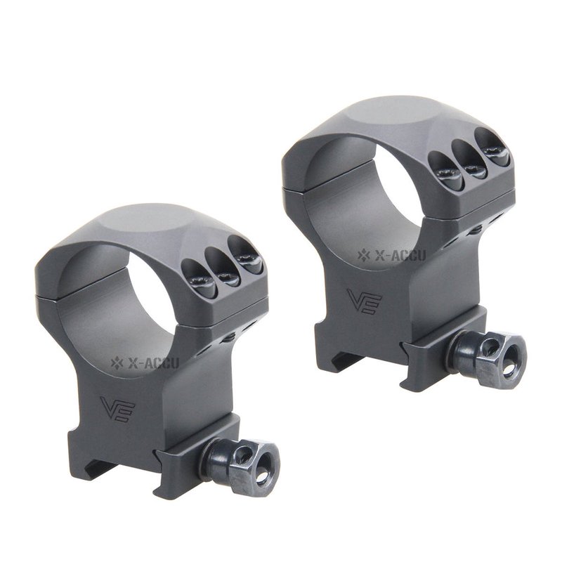 Vector Optics 30mm X-Accu 1.4" Medium Profile Picatinny Scope Rings