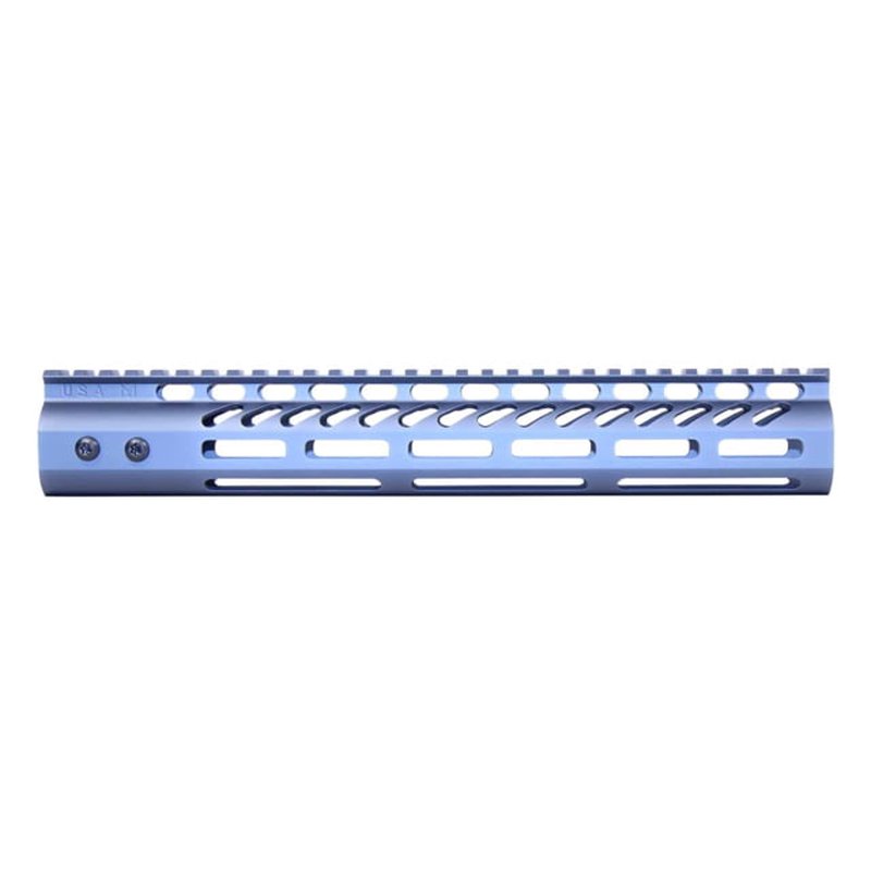 Guntec USA 4in Ultra Lightweight Thin M-LOK System Handguard w/ Monolithic Top Rail