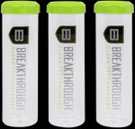 Breakthrough Clean Suppressor Cleaning Tubes 3-Pack Clear/Green
