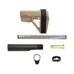 SB Tactical SBA5 Pistol Brace Tan Mil-Spec Carbine Buffer Tube Kit for AR-15
