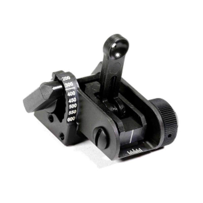 MaTech Back Up Black Iron Sight BUIS AR-15 Picatinny