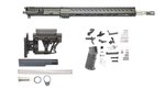 Luth-AR .223 Bull Rifle Kit (Minus Lower) w/ Collapsible Stock, 1/2x28