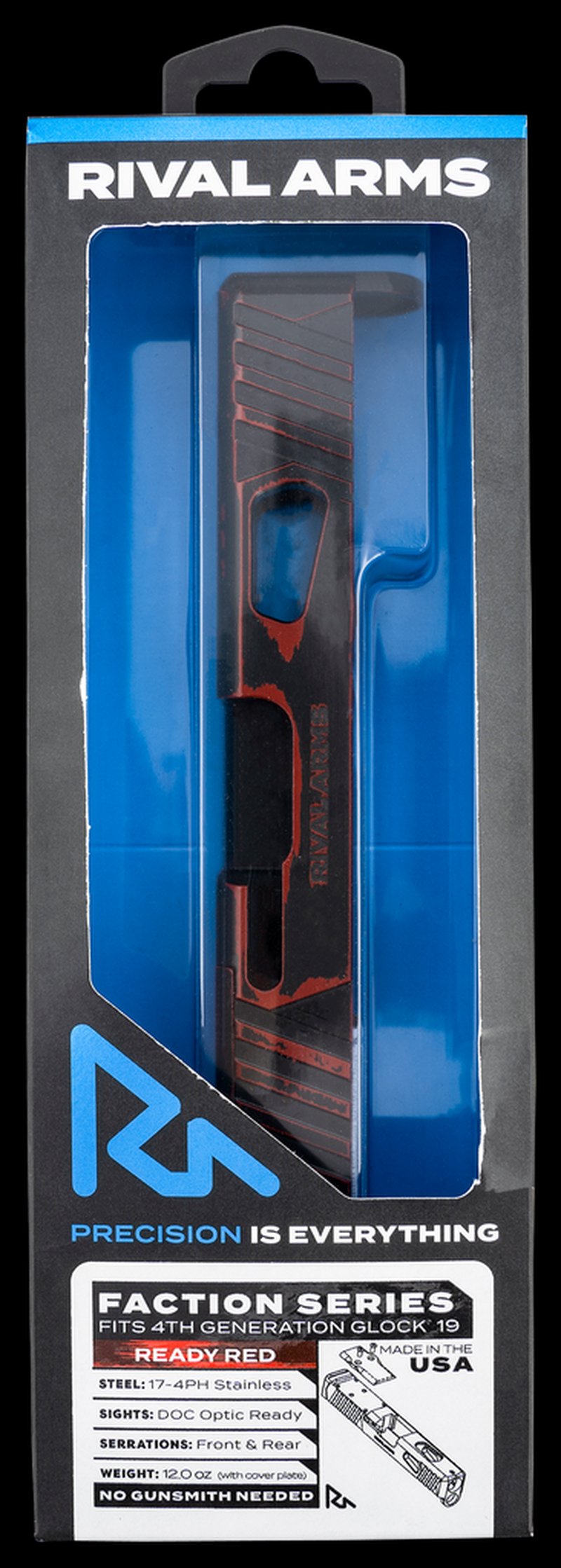 Rival Arms Faction Series A1 Slide for Glock 19 Gen4, Docter Cut
