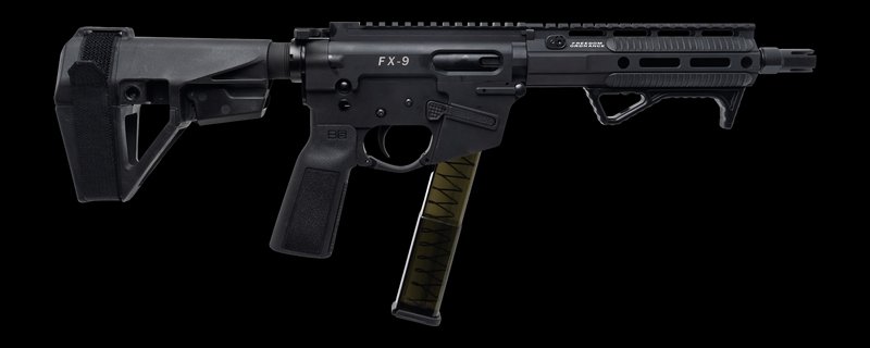 Freedom Ordnance FX9 Elite Pistol 9mm 8in Barrel SBA5 Ambi Charging