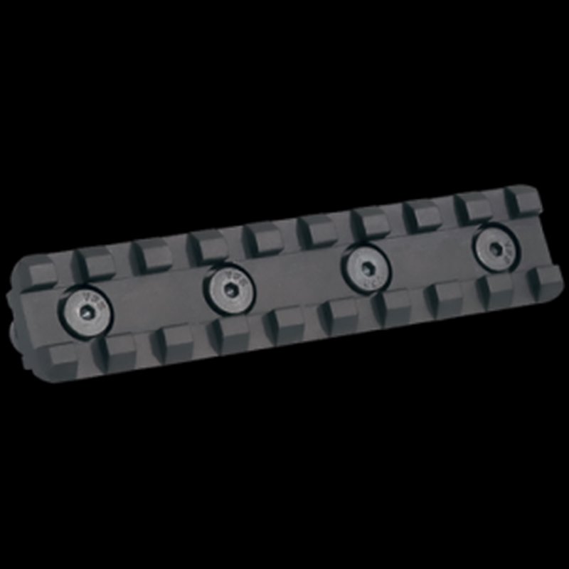 Samson 040201101 KeyMod 4" Rail Kit 0 MOA, 6061-T6 Aluminum Black Anodized