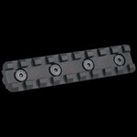 Samson 040201101 KeyMod 4" Rail Kit 0 MOA, 6061-T6 Aluminum Black Anodized