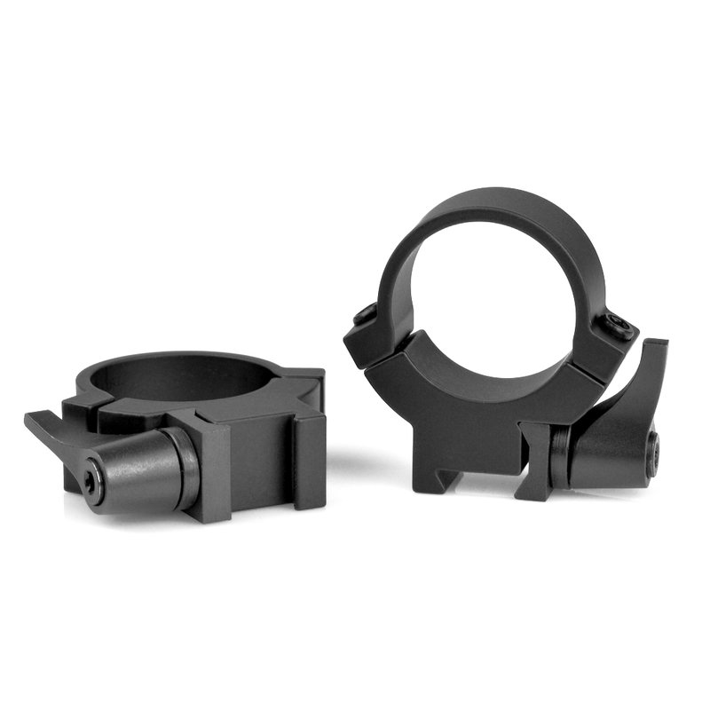 Warne 721LM 1 inch Rimfire QD Med Matte Rings