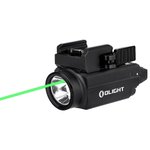 OLIGHT Baldr S Black Anodized Rail-Mount Light with Green Laser 800 Lumens