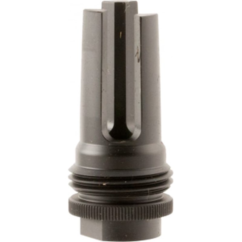 SilencerCo AC1570 ASR Flash Hider Black Steel with 1/2"-28 tpi Threads for 9mm