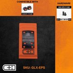 C&H Precision GLXEPS V4 MIL/LEO Adapter Plate for Glock 43X MOS - Holosun EPS Pattern Black