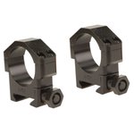 Badger Ordnance Maximized Picatinny 30mm Scope Rings Matte Black Medium