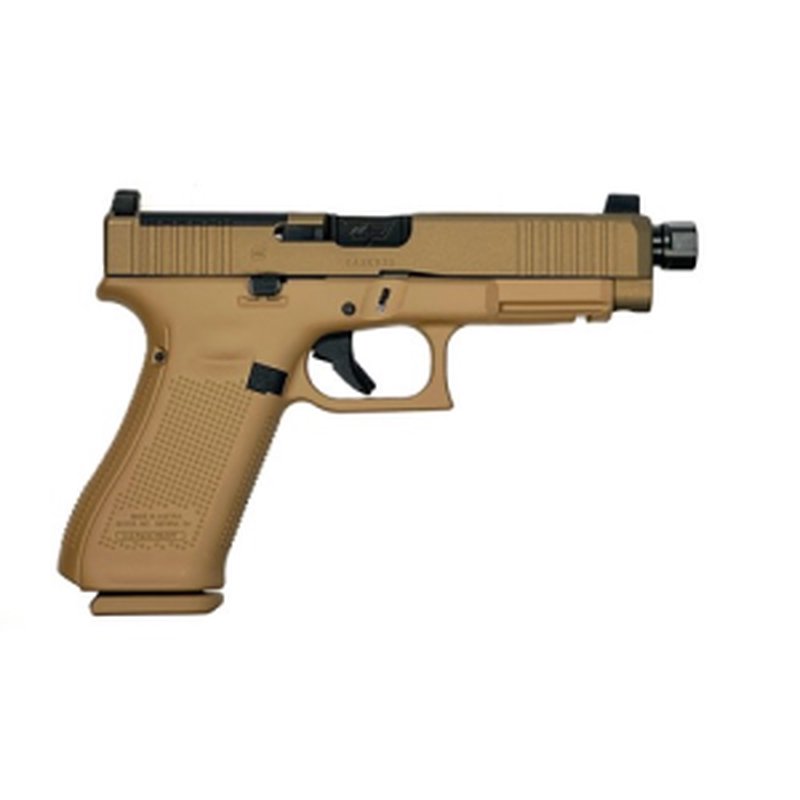 Glock G47 MOS 9mm Pistol, 4.5 in Barrel, 17rd, FDE