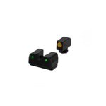 RIVAL ARMS Tritium Night Sights Glock 42/43/48 Orange Front Ring & Green Rear RA2A231G