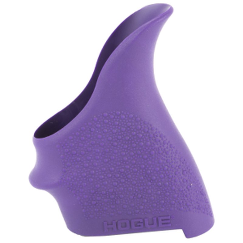 Hogue HandALL Beavertail Grip Glock 42/43 Rubber Purple Finger Grooves
