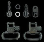 GrovTec Ruger Carbine Swivel Set 1 Inch Locking Steel Black Oxide GTSW27