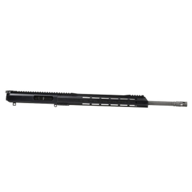 BC-10 | 22-250 Sporter Slick Side Upper | 20" Parkerized Straight Fluted Heavy Barrel | 1:14 Twist | Rifle Length Gas System | 15" MLOK Split Rail | with BCG & Charging Handle