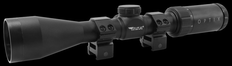 BSA Optix 3-9x40 Rifle Scope 1 Inch Tube BDC-8 Matte Black HS39X40TB