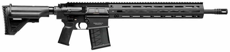 Heckler & Koch HK MR762 AR-10 Semi-Auto Rifle 7.62x51 NATO 16.5in Black