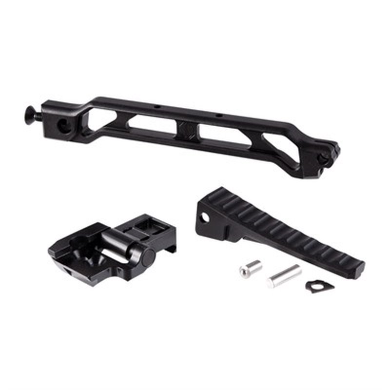 JMAC CUSTOMS LLC 8-INCH RAISED ARM BAR WITH FOLDING BUTTPLATE
