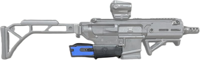 Gun Guardian Multi-Functioning AR-15 Grip (M4/M16) Blue Polymer Folding