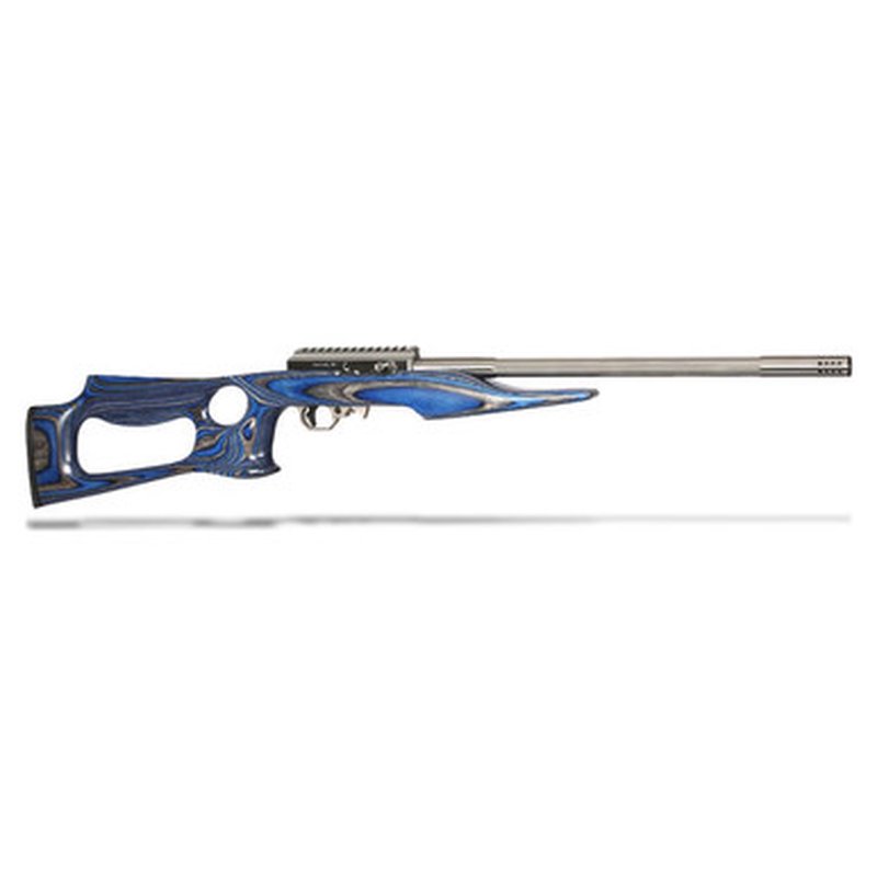 Volquartsen Deluxe 17 HMR Thumbhole Rifle Blue