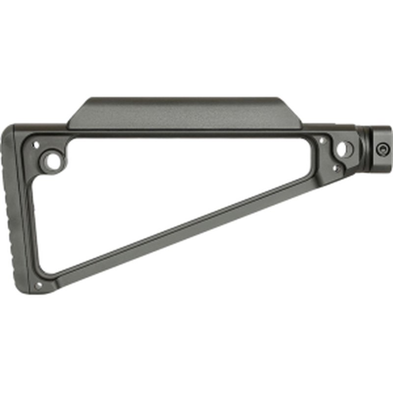 Midwest Industries MITRIF Triangle Fixed Stock Black 6061 Aluminum