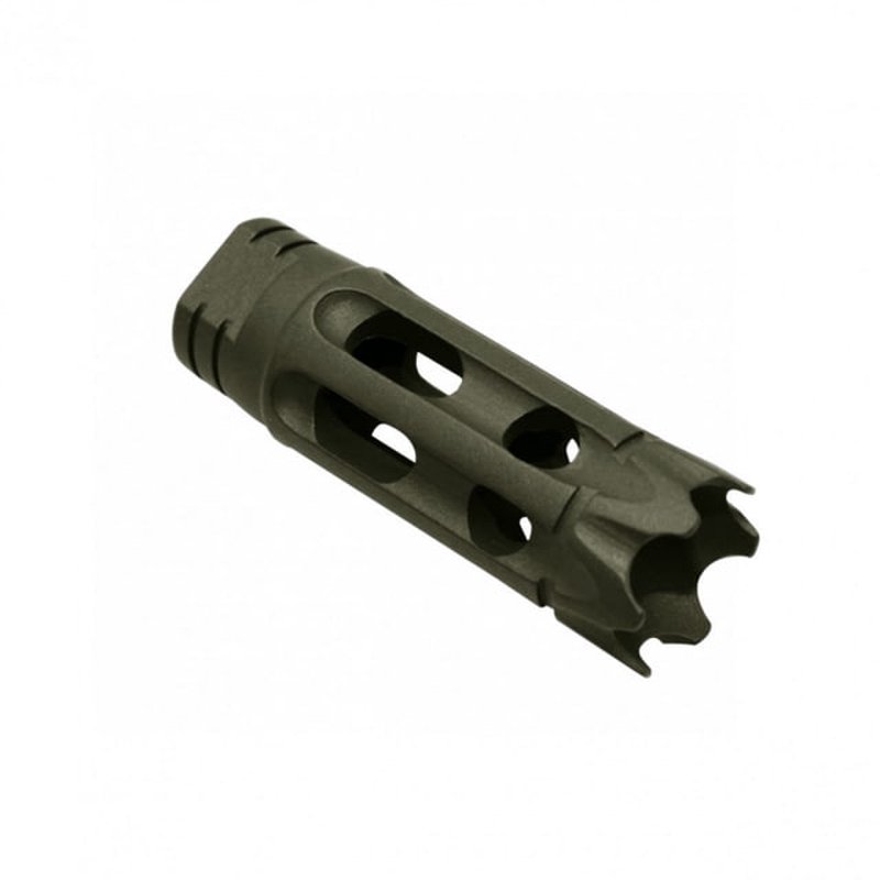 Tiger Rock AR-15/.223/5.56 Custom Ported Muzzle Brake Cerakote OG Green Small