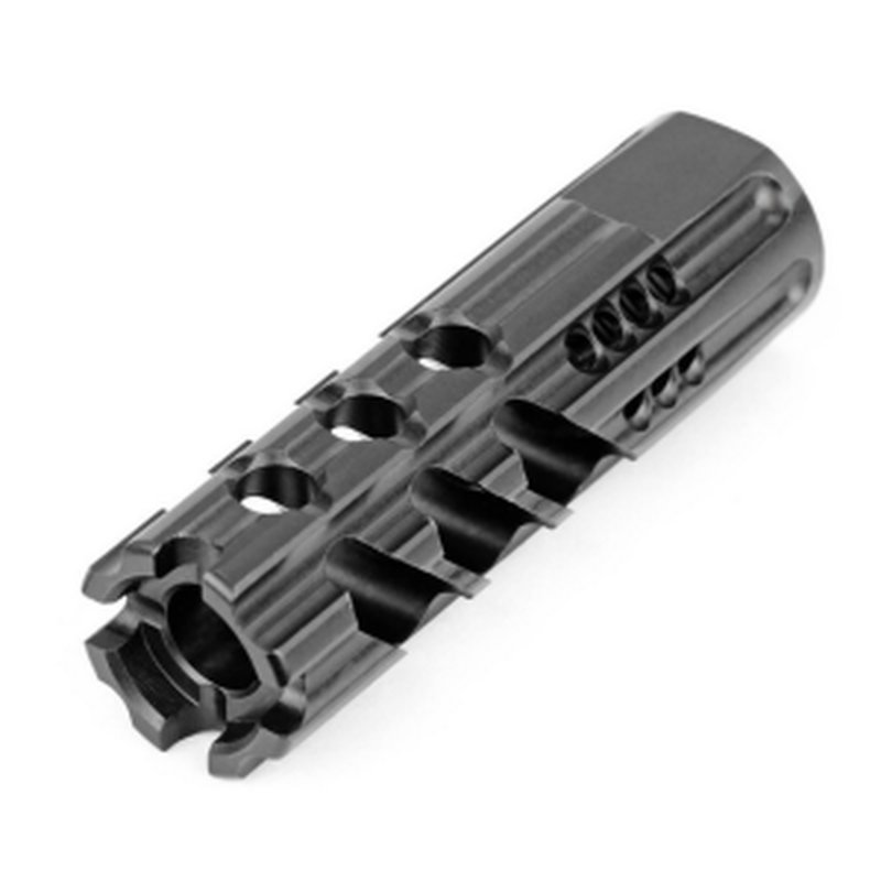 F-1 Firearms Dragon Slayer Muzzle Break 9mm .36 Cal 1/2x28 Black