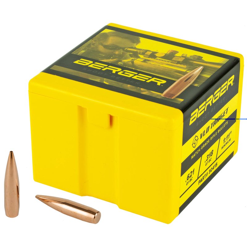 Berger Bullets .308 Win 210 Grain Target VLD Ammunition 100 Count