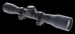 Truglo Buckline 4x32mm Rifle Scope Duplex Reticle 1-In Tube Matte Black TG8504XB