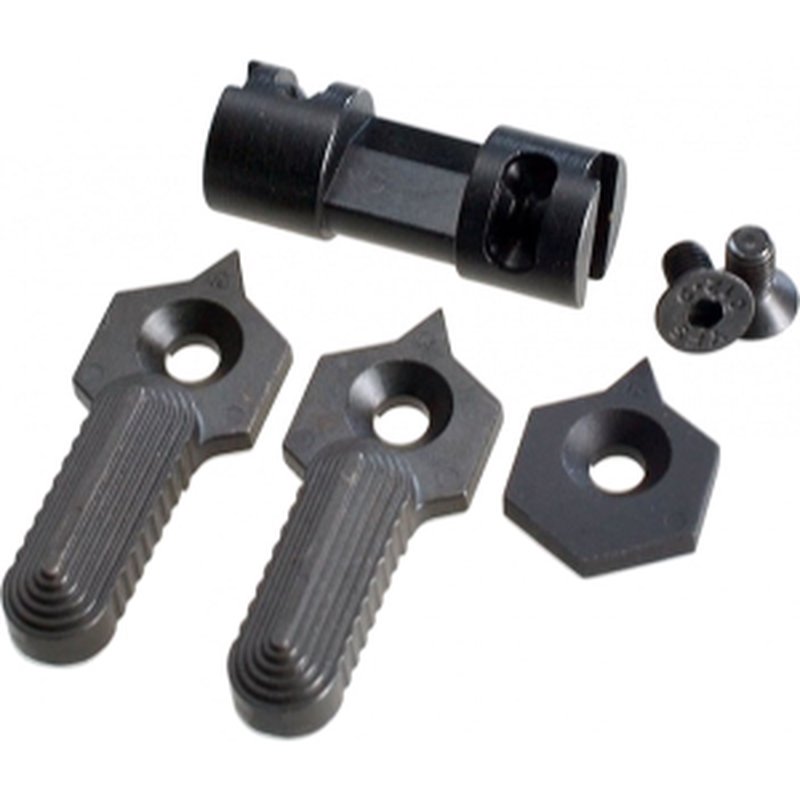 Strike Industries ARHS6090 60/90 Ambidextrous AR Hex Safety Selector, Black Steel