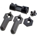 Strike Industries ARHS6090 60/90 Ambidextrous AR Hex Safety Selector, Black Steel